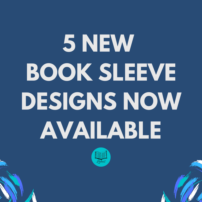 5 New Book Sleeve Designs Available