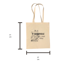 Load image into Gallery viewer, I&#39;m a Bookaholic and I regret nothing - Tote Bag
