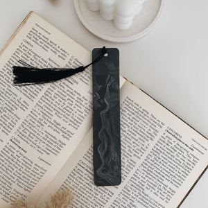 Dark Marble patterned - Jesmonite Bookmark