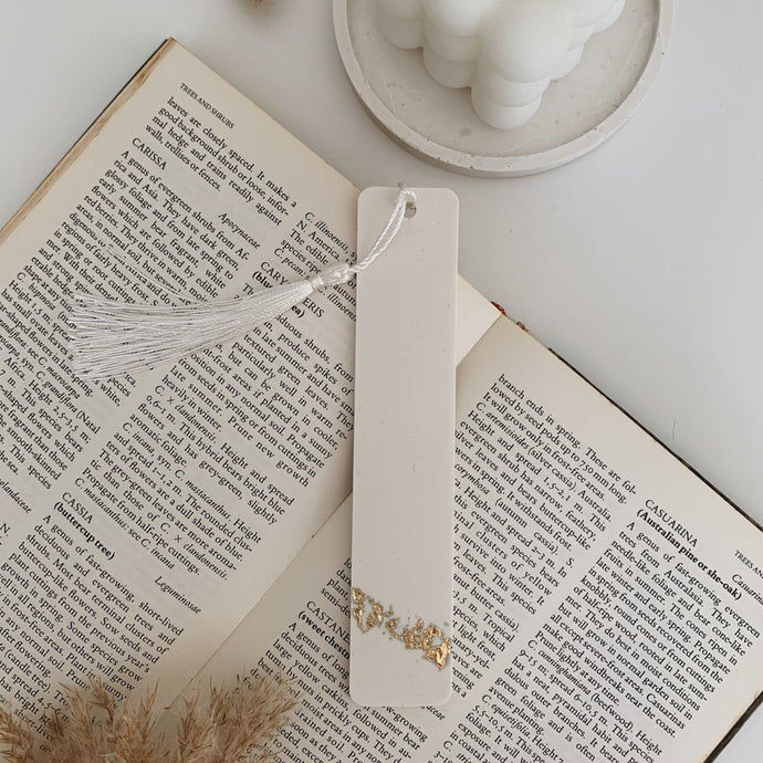 Milk & Honey patterned - Jesmonite Bookmark