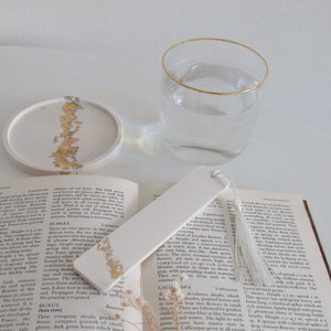 Milk & Honey patterned - Jesmonite Bookmark