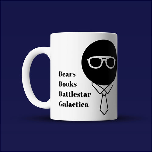 Bears Books B*ttlestar Galactica - Bookish Mug