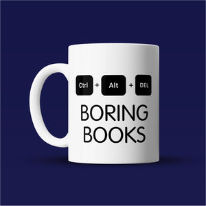 Delete Boring Books - Bookish Mug