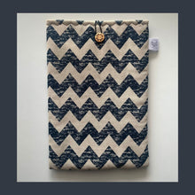 Load image into Gallery viewer, Blue Raccoon - Padded Book Sleeve