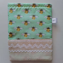 Load image into Gallery viewer, Mandy - Green - Padded Book Sleeve