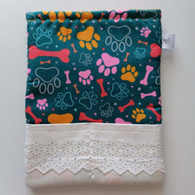 Load image into Gallery viewer, Paw Prints - Padded Book Sleeve
