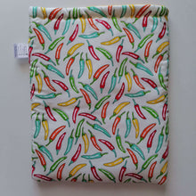 Load image into Gallery viewer, Chilli Billy - White - Padded Book Sleeve