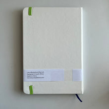 Load image into Gallery viewer, Hard Cover Lined Journal - A5 - White