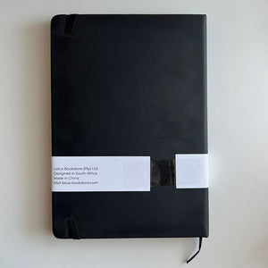 Hard Cover Unlined Journal - A5 - Black