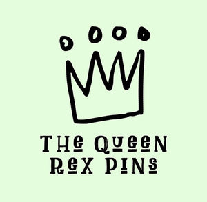 White Wolf Pin by The Queen Rex Pins